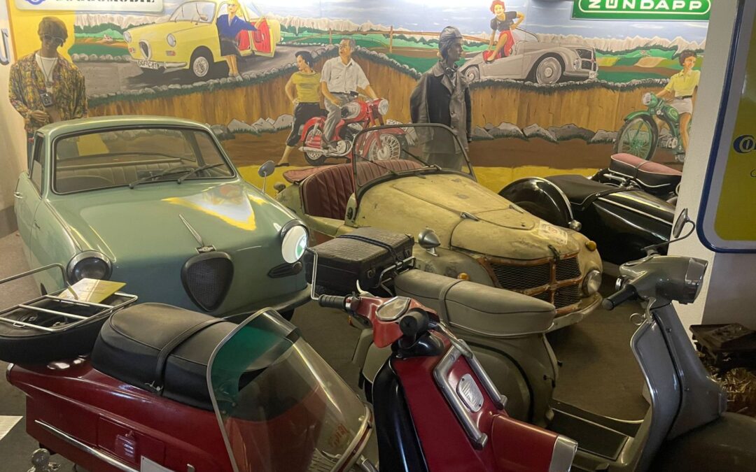 Oldtimerfreunde und die Dampfmaschine